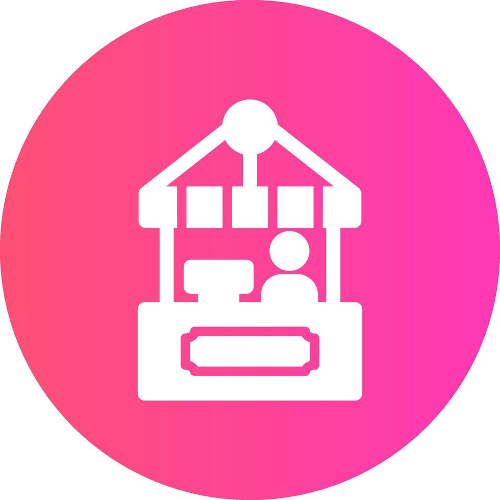 Ticket Office Creative Icon Design vector