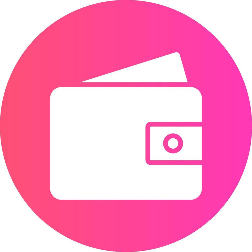Wallet Creative Icon Design vector