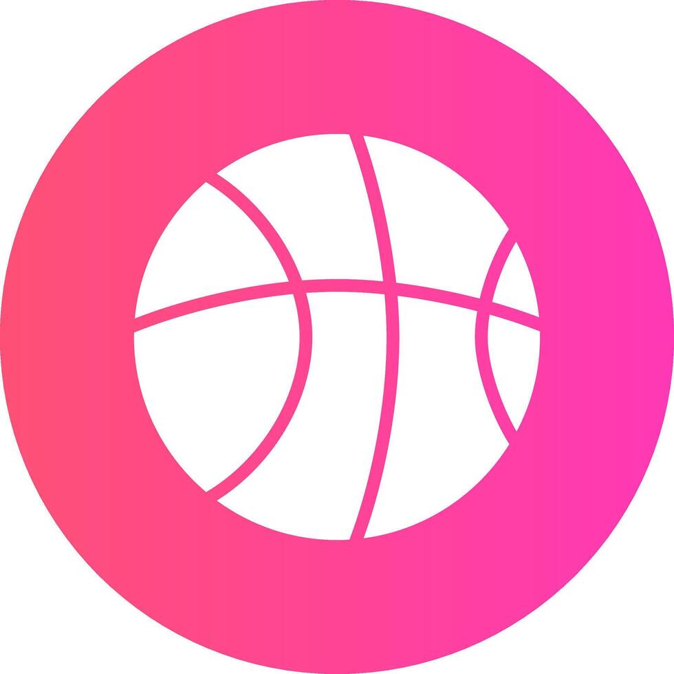 Basketball Creative Icon Design vector
