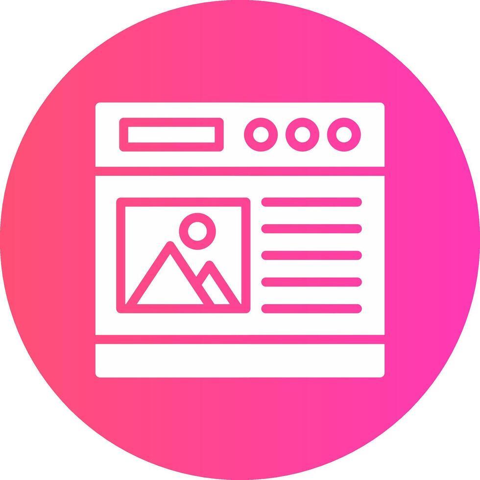 Content Creative Icon Design vector