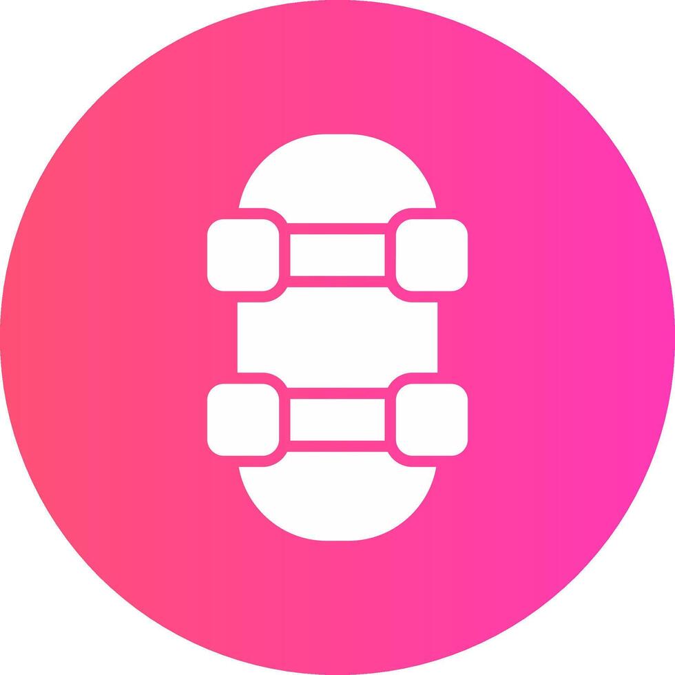 Skateboard Creative Icon Design vector