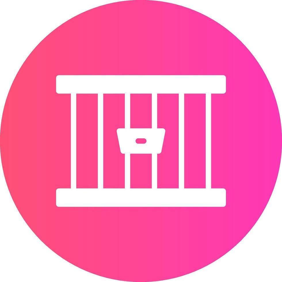 Jail Creative Icon Design vector