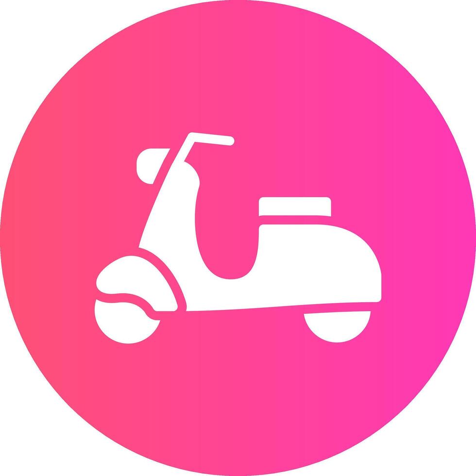 Scooter Creative Icon Design vector