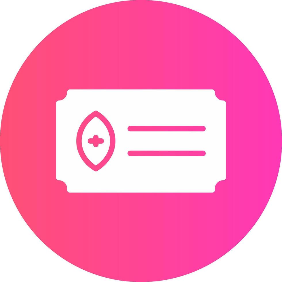 Ticket Creative Icon Design vector