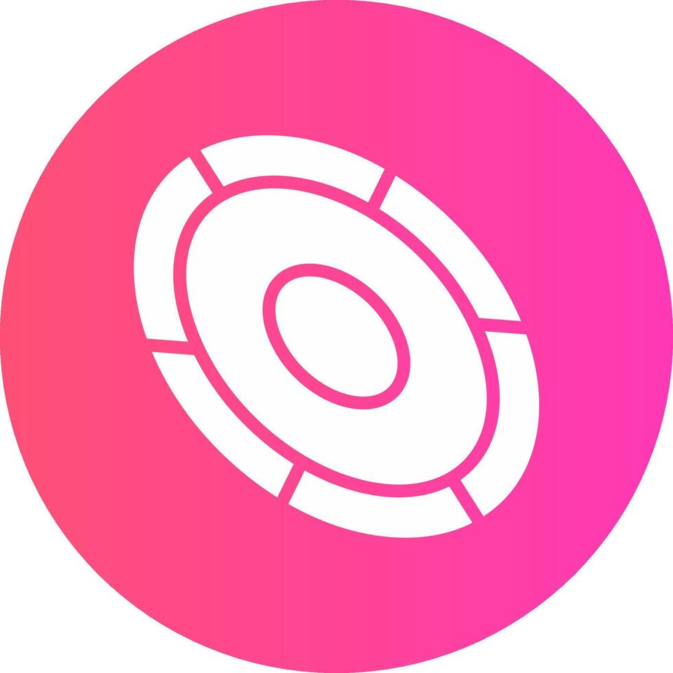 Frisbee Creative Icon Design vector
