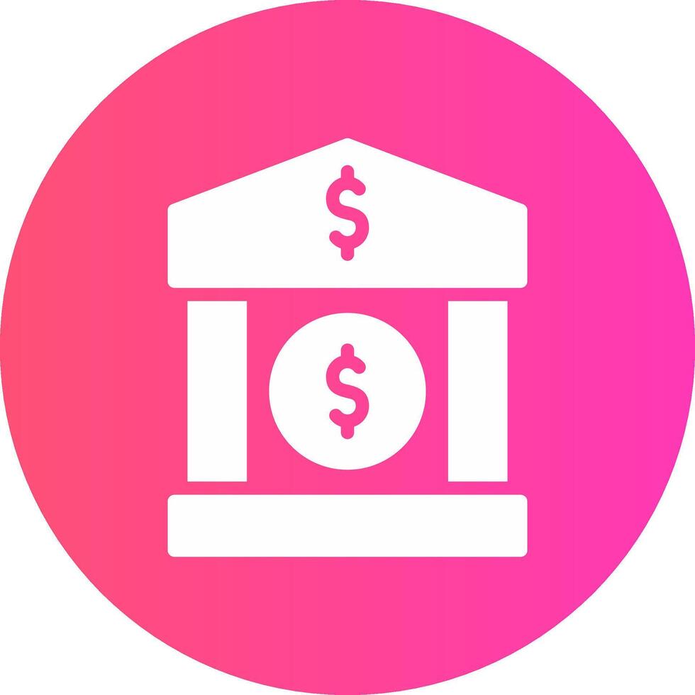 Bank Creative Icon Design vector