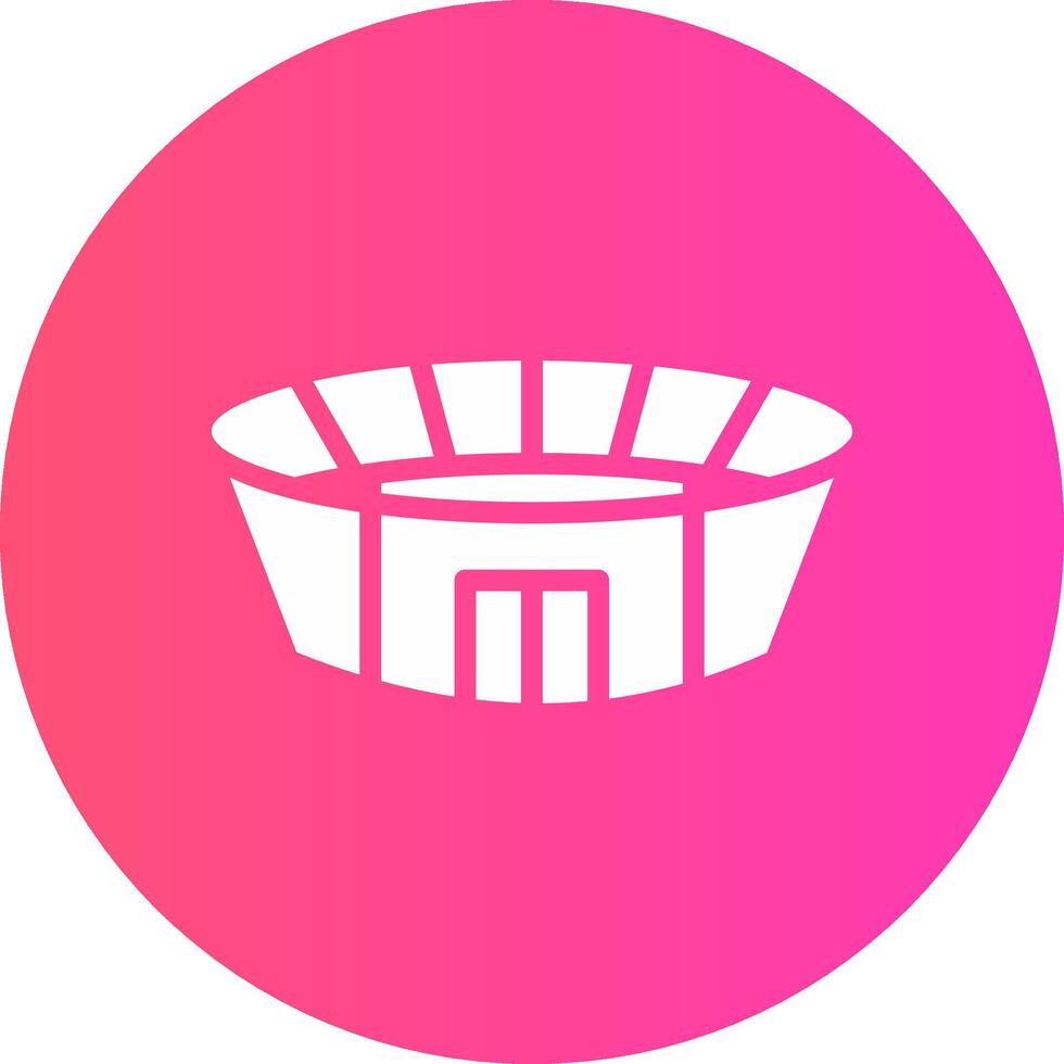Stadium Creative Icon Design vector