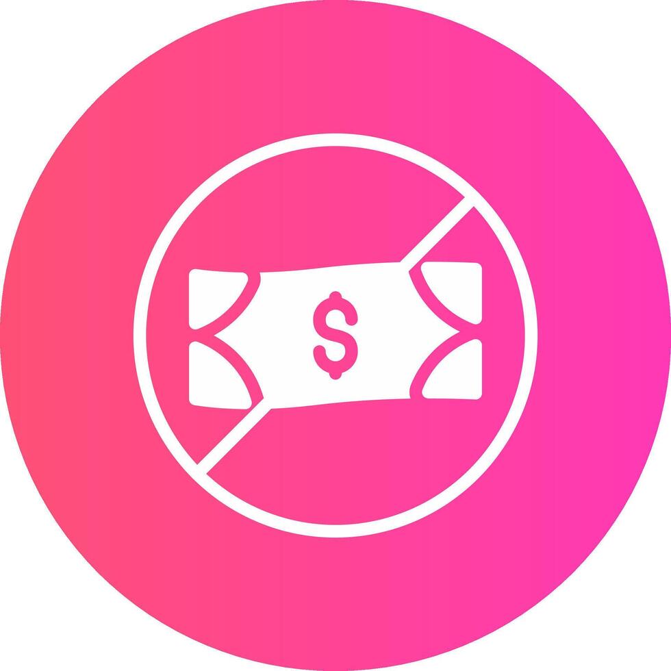 Forbidden Creative Icon Design vector