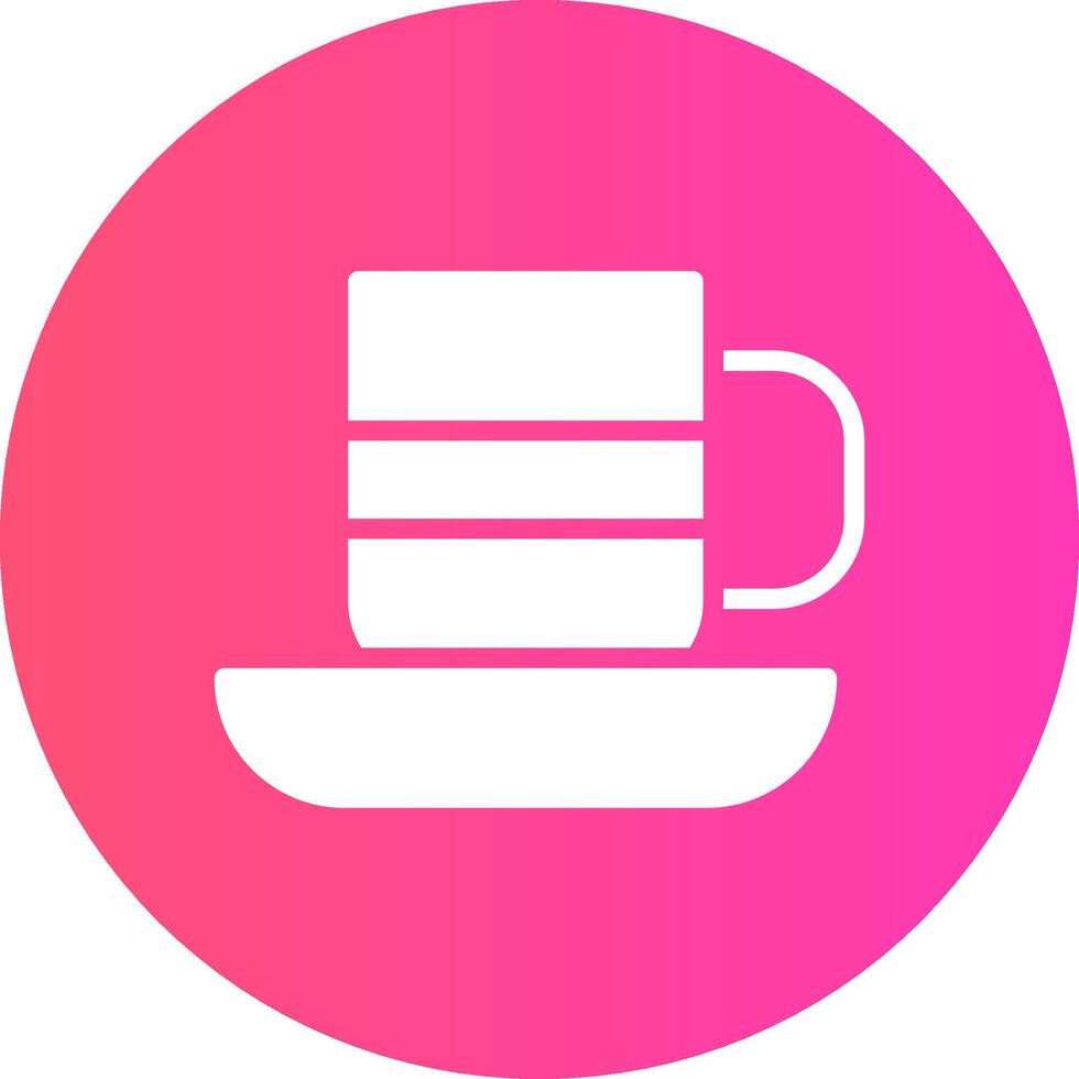 Tea Cup Creative Icon Design vector