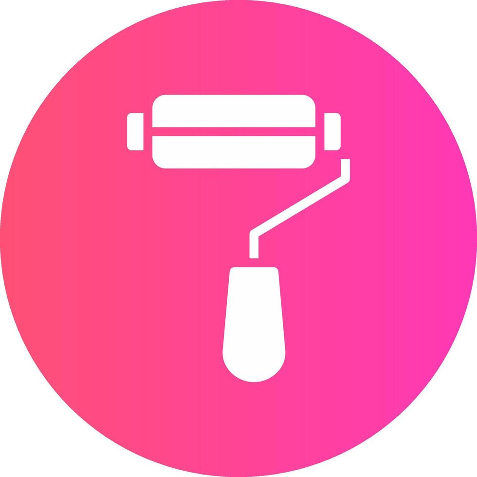 Paint Roller Creative Icon Design vector