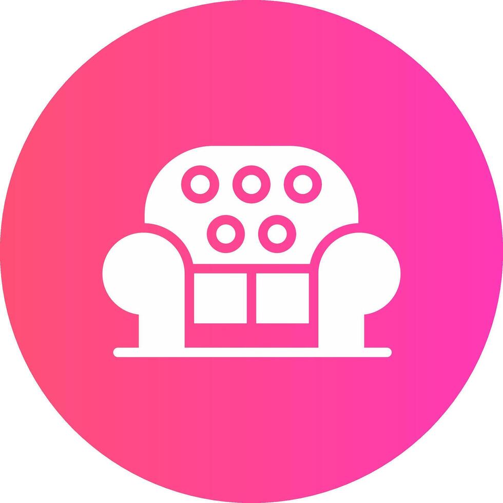 Sofa Creative Icon Design vector