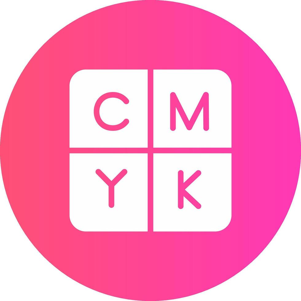 CMYK Creative Icon Design vector