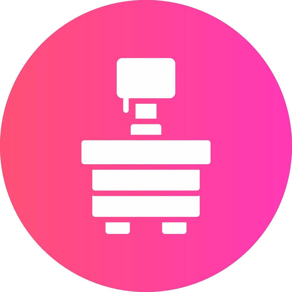 Side Table Creative Icon Design vector
