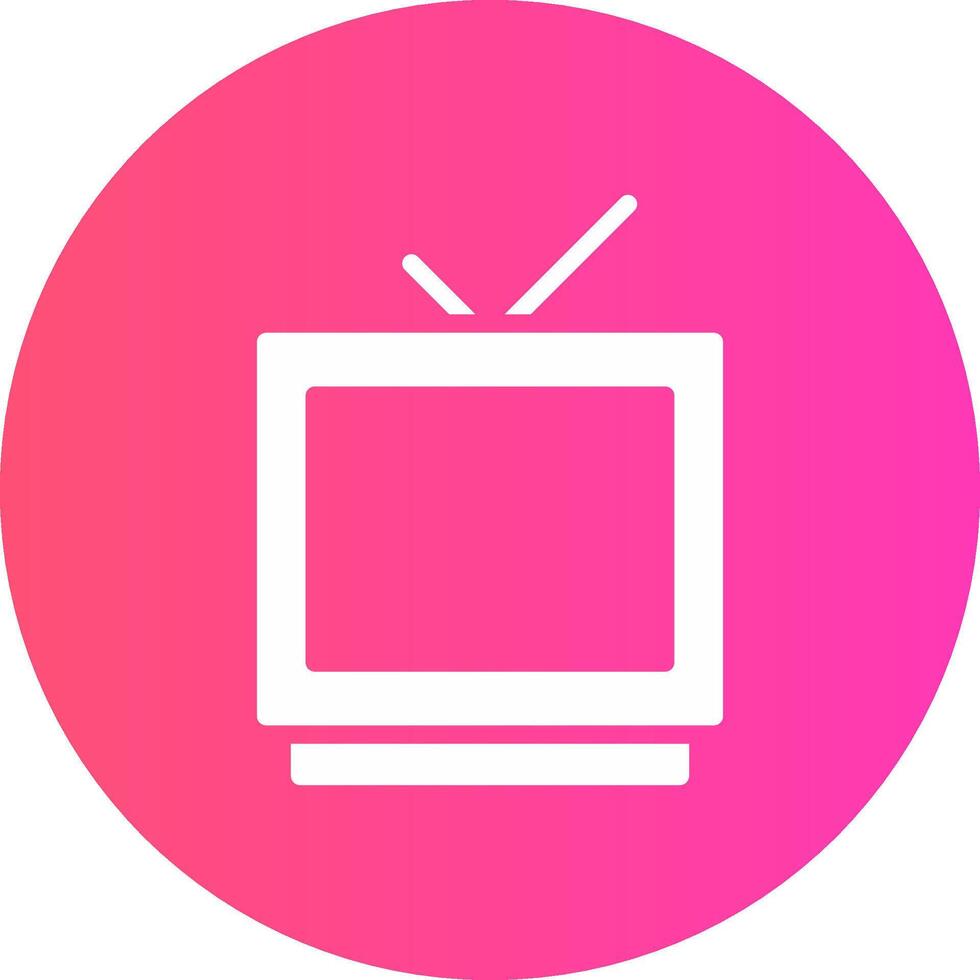 Television Creative Icon Design vector