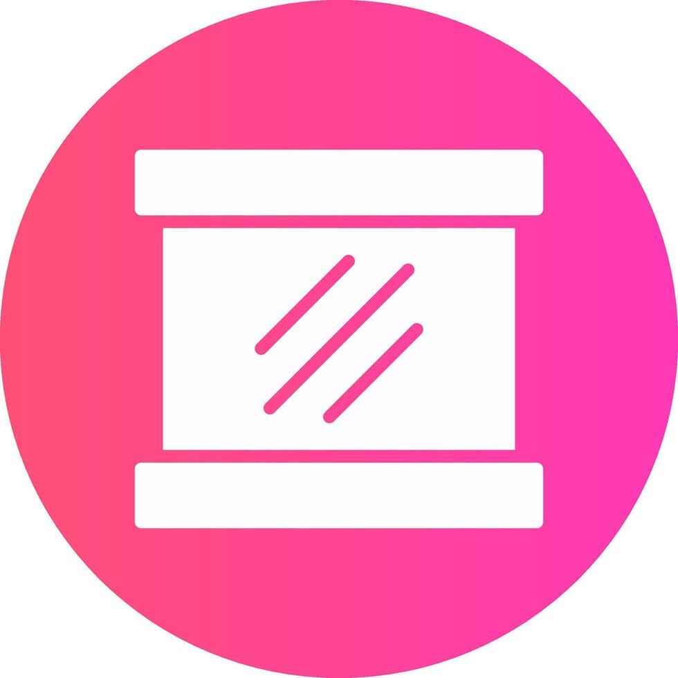 Mirror Creative Icon Design vector