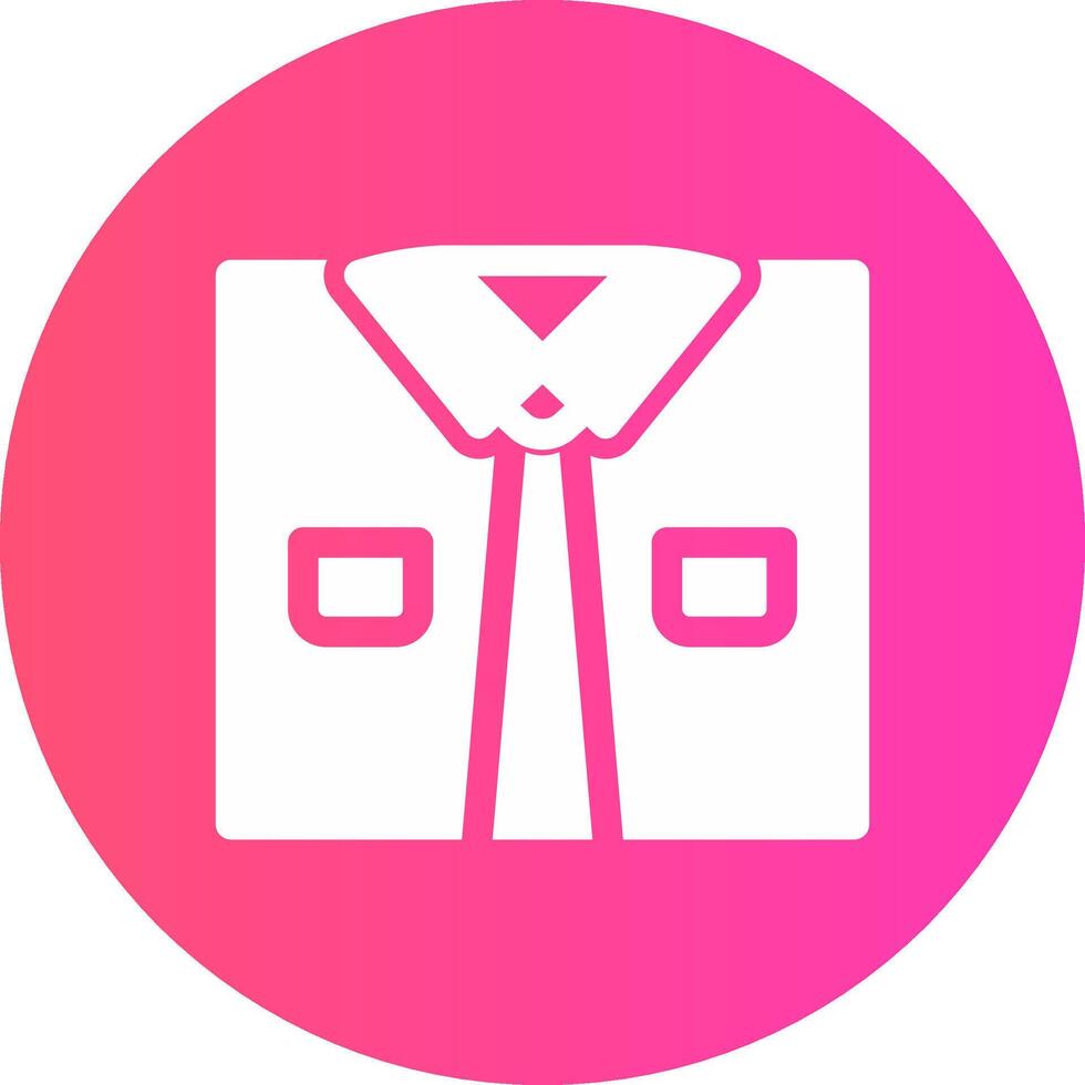 diseño de icono creativo de camisa vector