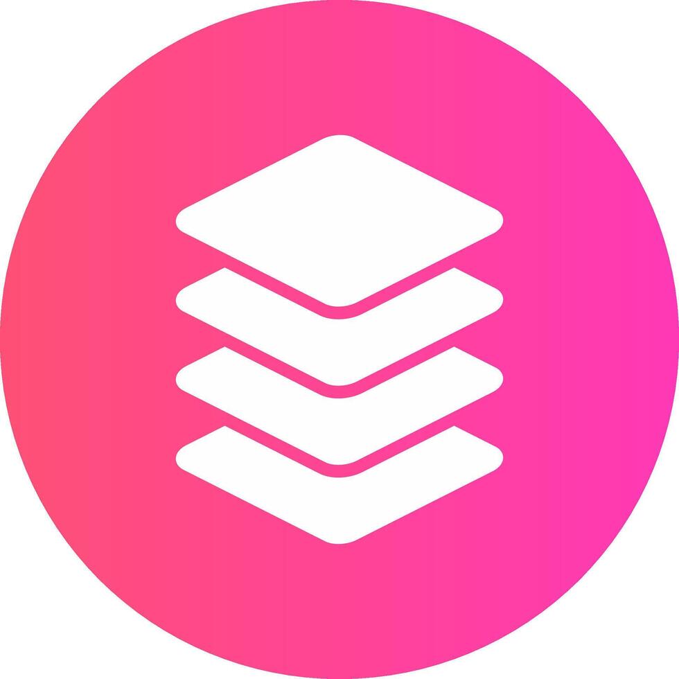 Layers Creative Icon Design vector