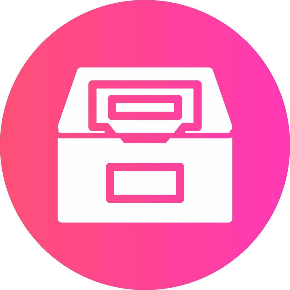 Files Box Creative Icon Design vector