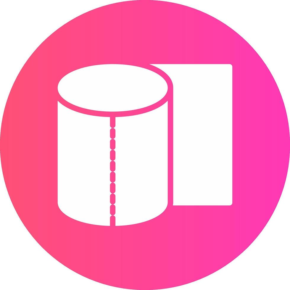 glyph Gradient Circle Design vector