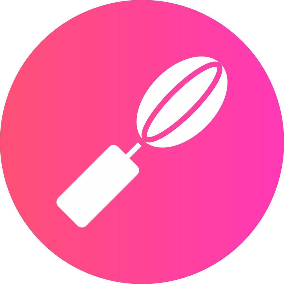 glyph Gradient Circle Design vector