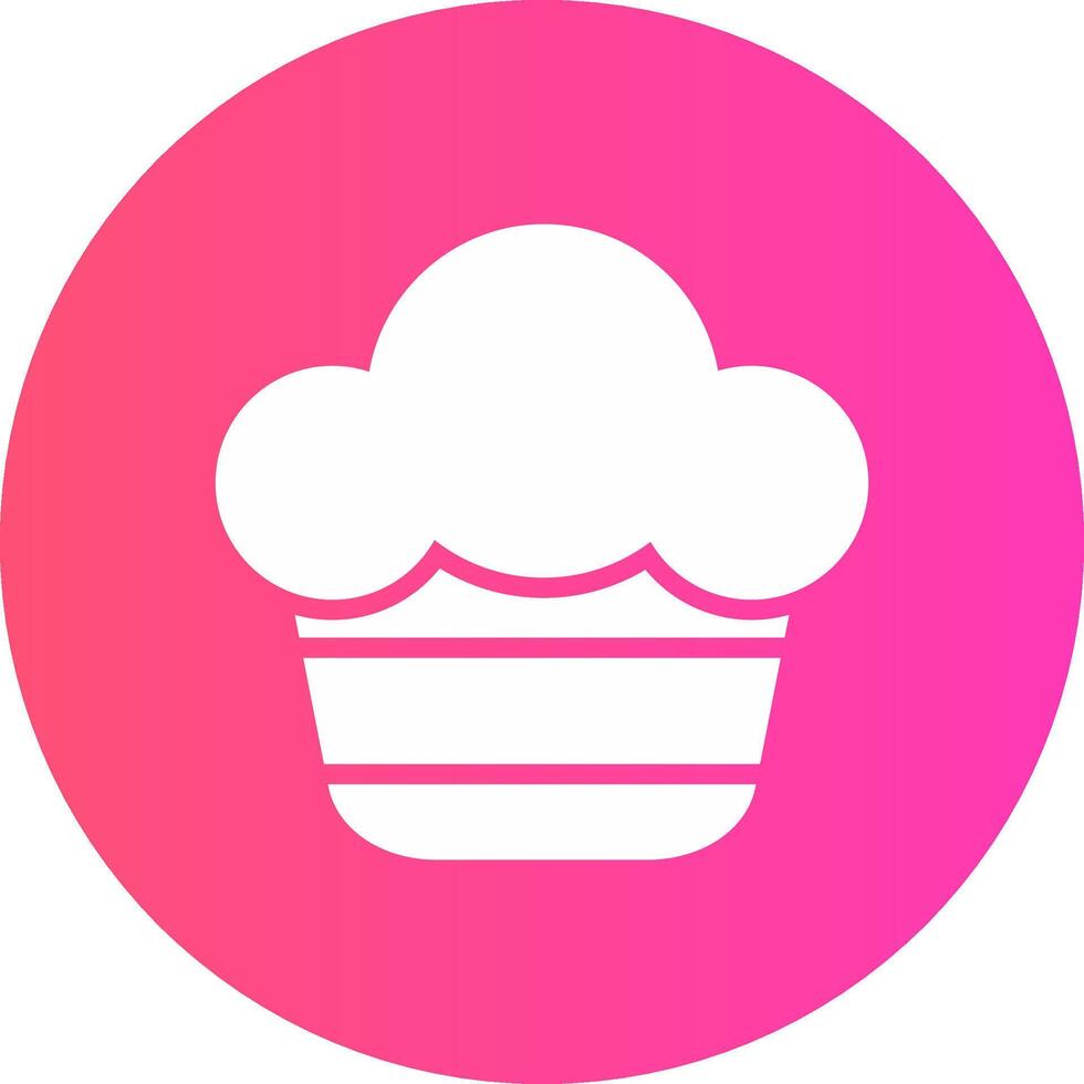 glyph Gradient Circle Design vector