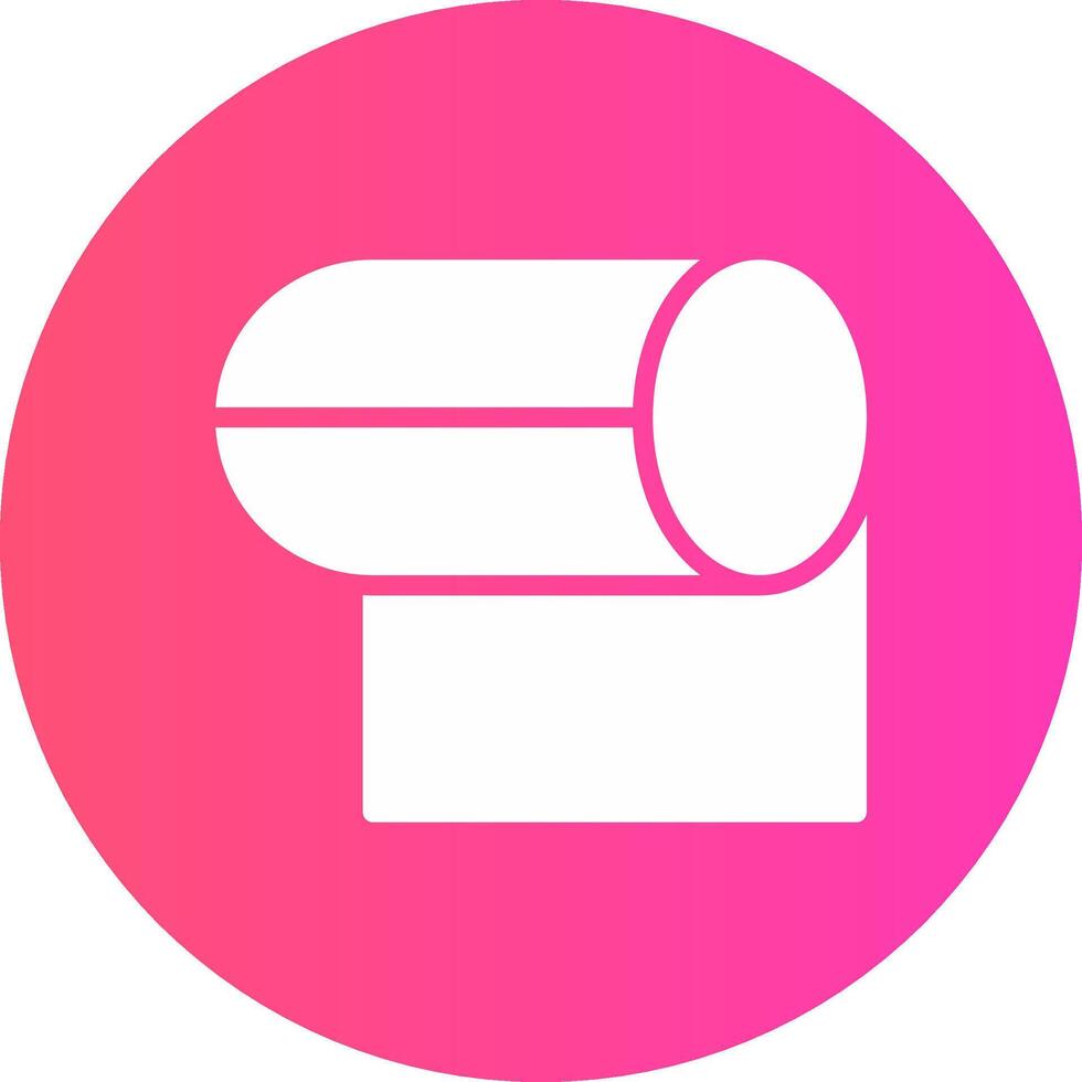 glyph Gradient Circle Design vector