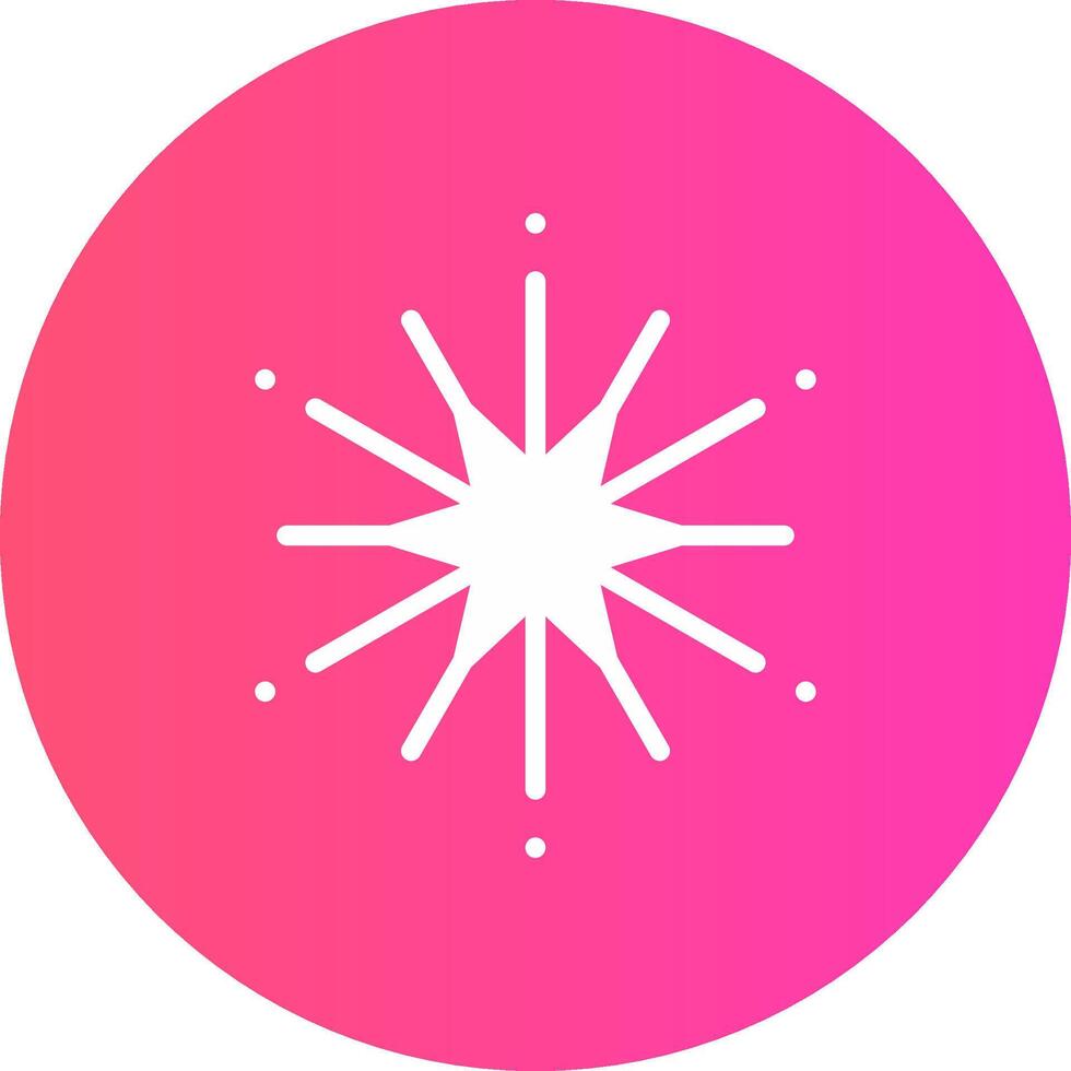 glyph Gradient Circle Design vector