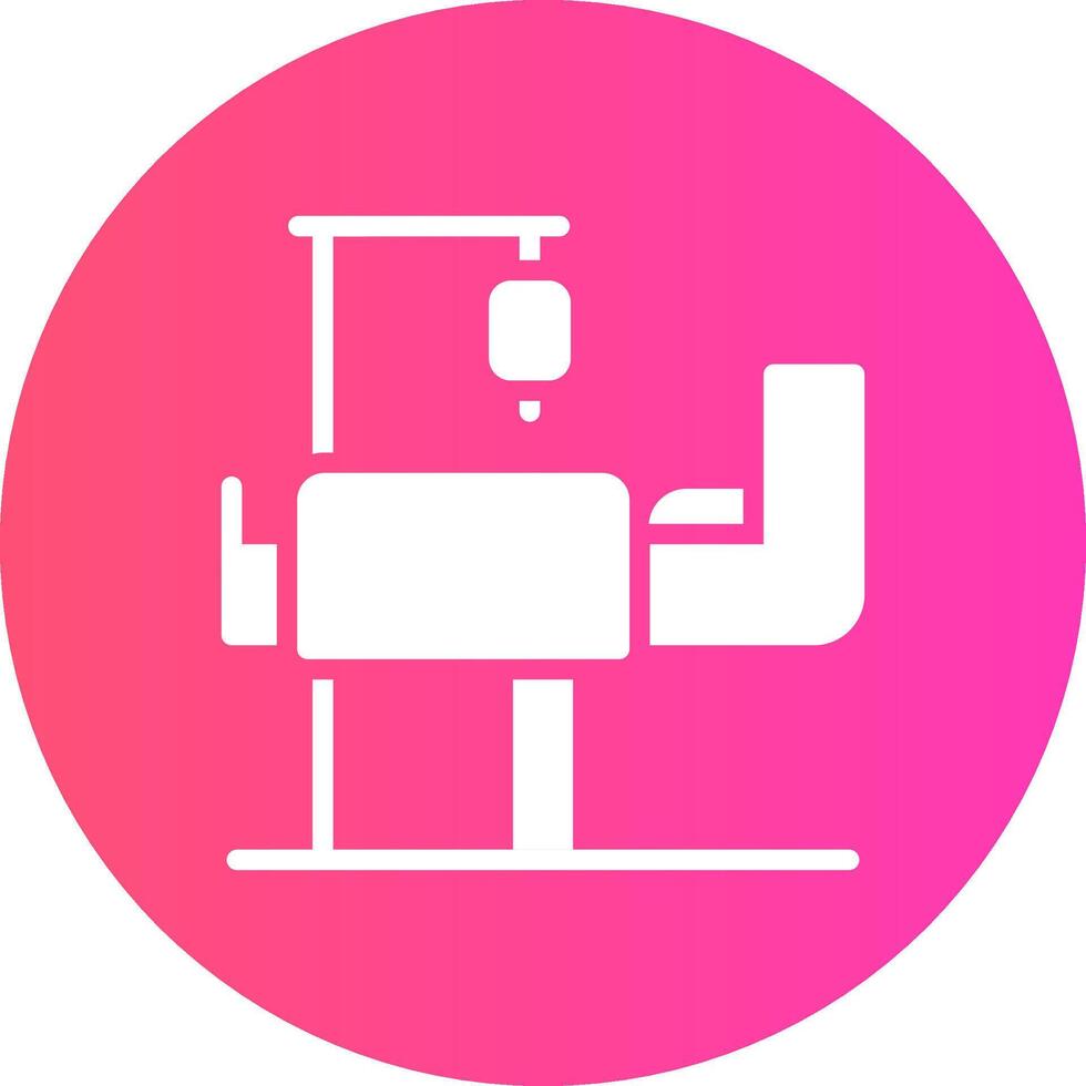glyph Gradient Circle Design vector