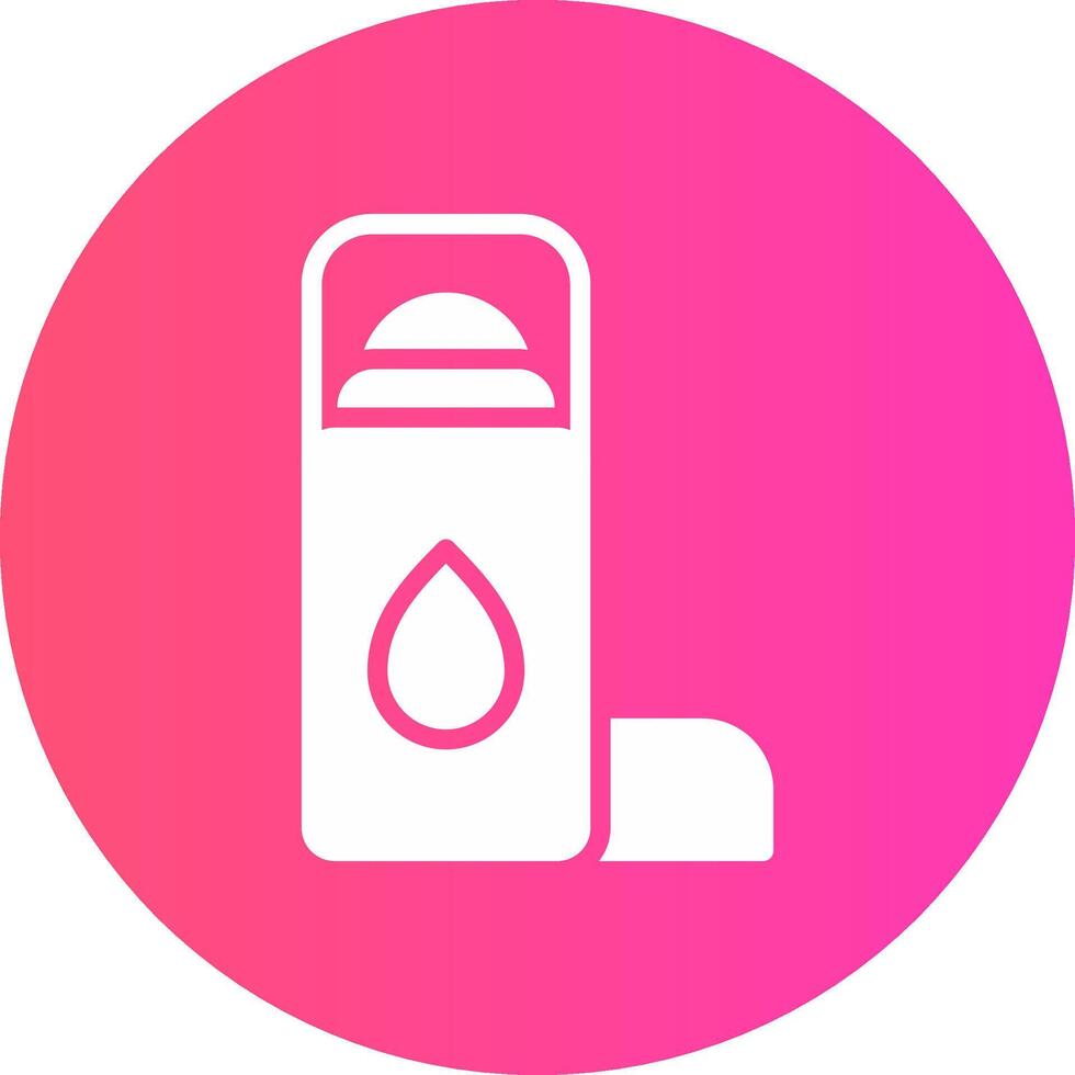glyph Gradient Circle Design vector