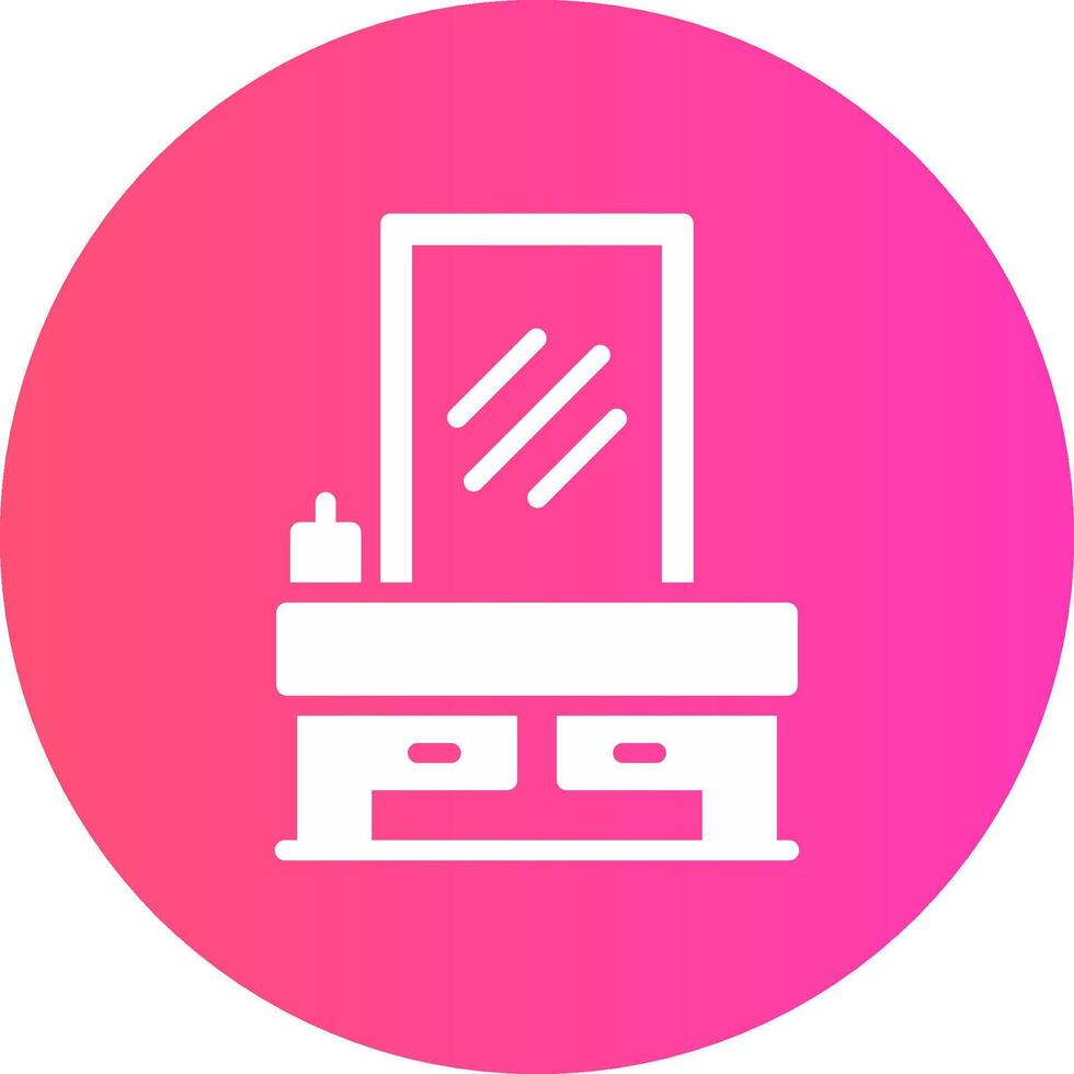 glyph Gradient Circle Design vector