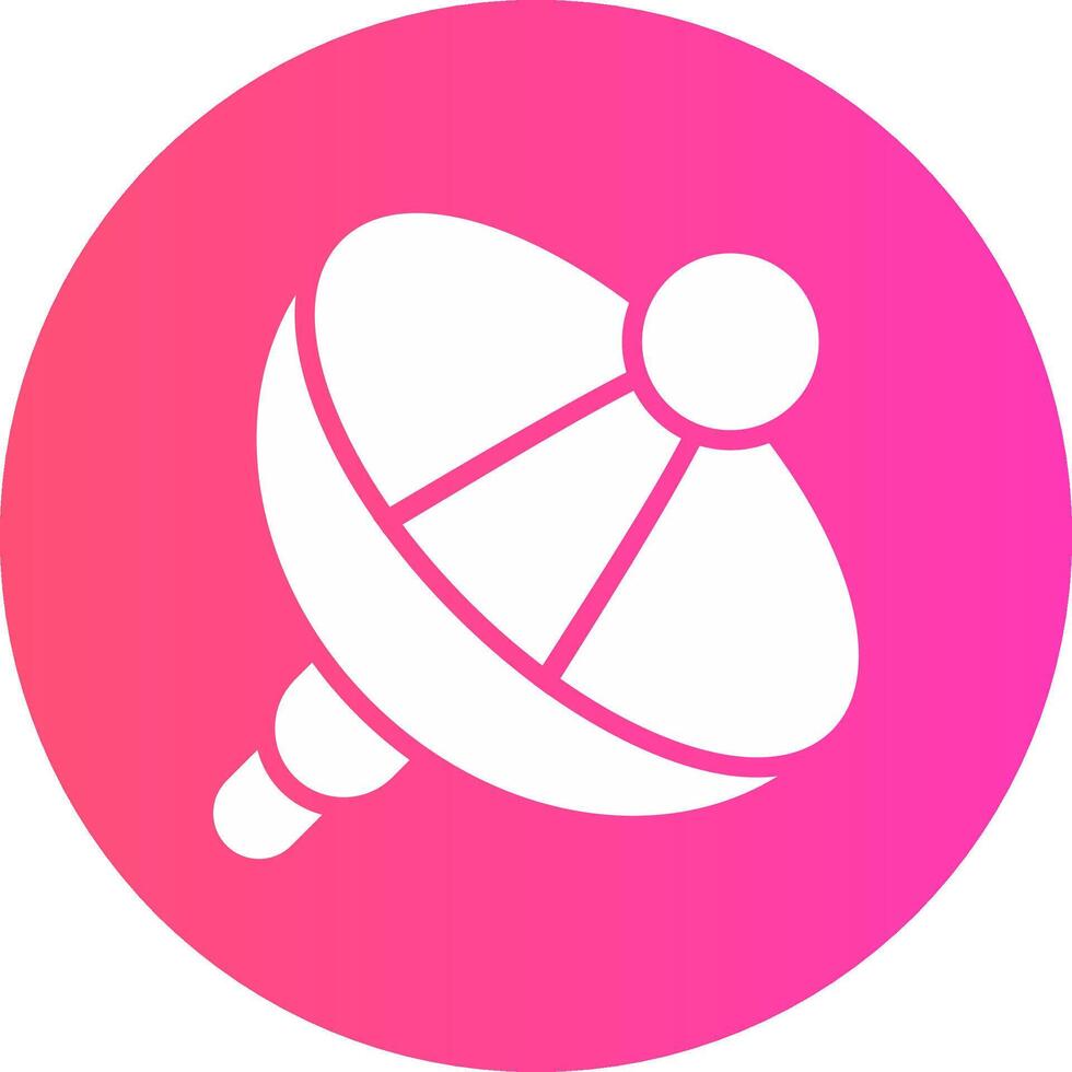 glyph Gradient Circle Design vector