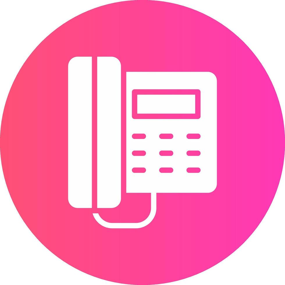 glyph Gradient Circle Design vector