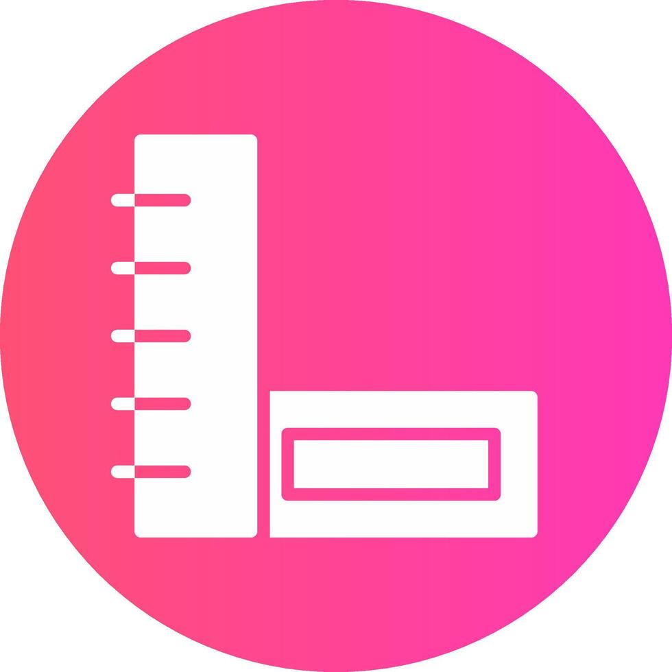 glyph Gradient Circle Design vector