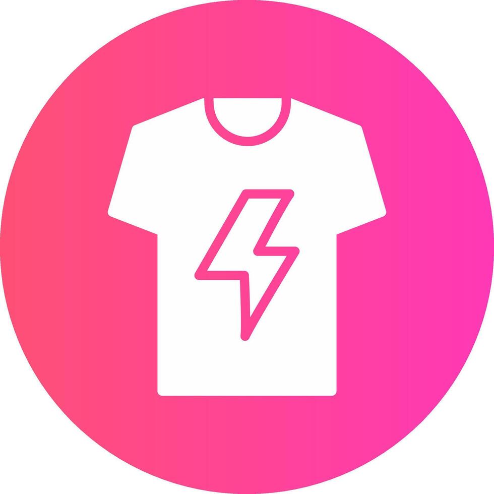 glyph Gradient Circle Design vector