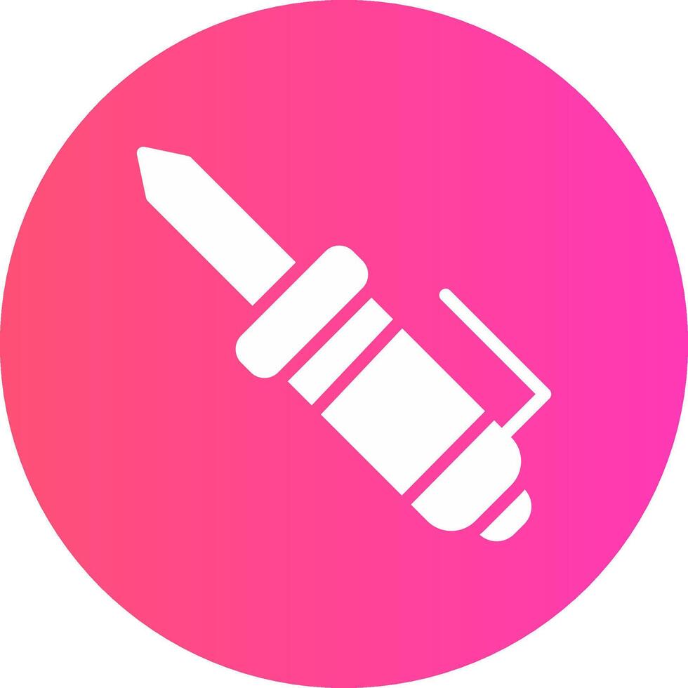 glyph Gradient Circle Design vector