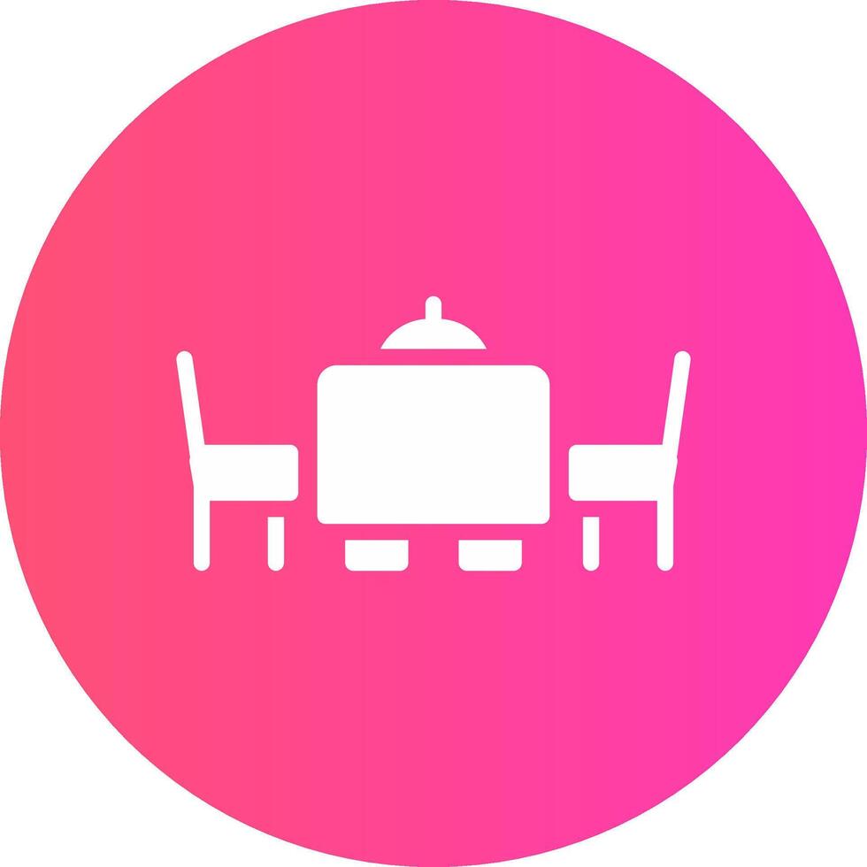 diseño de icono creativo de cena vector