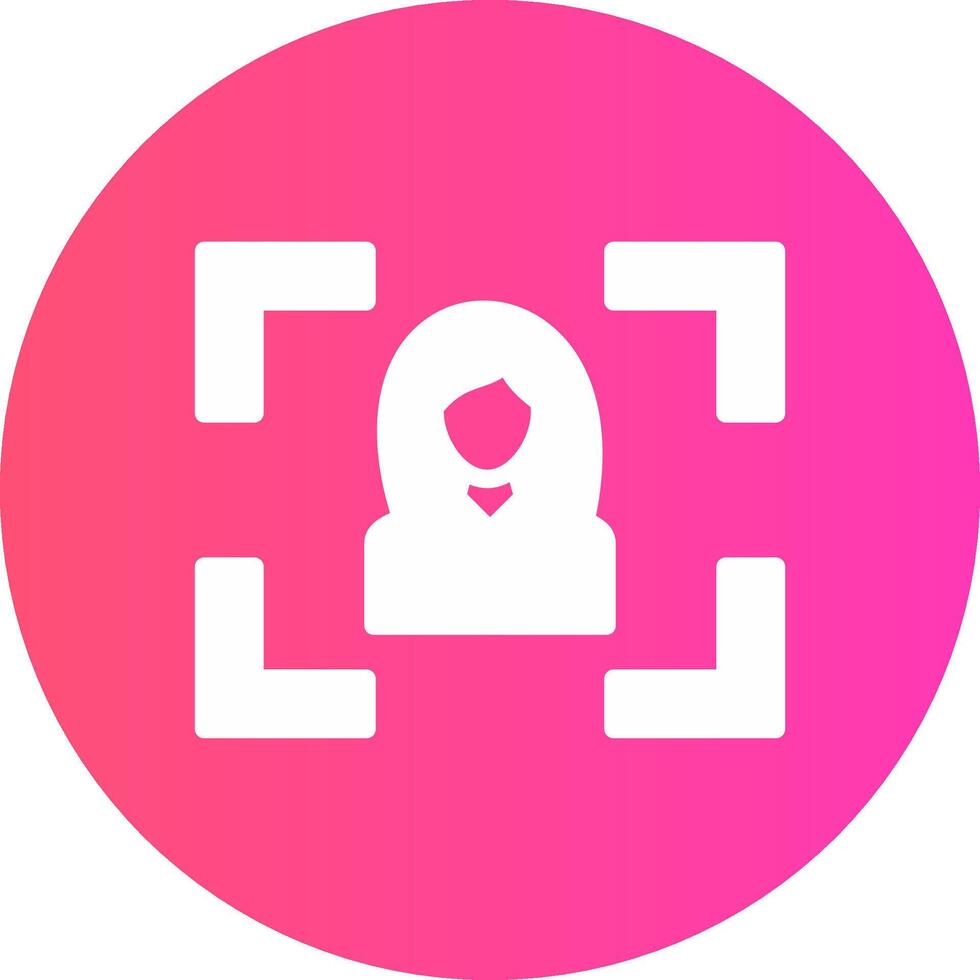 Portrait Creative Icon Design vector