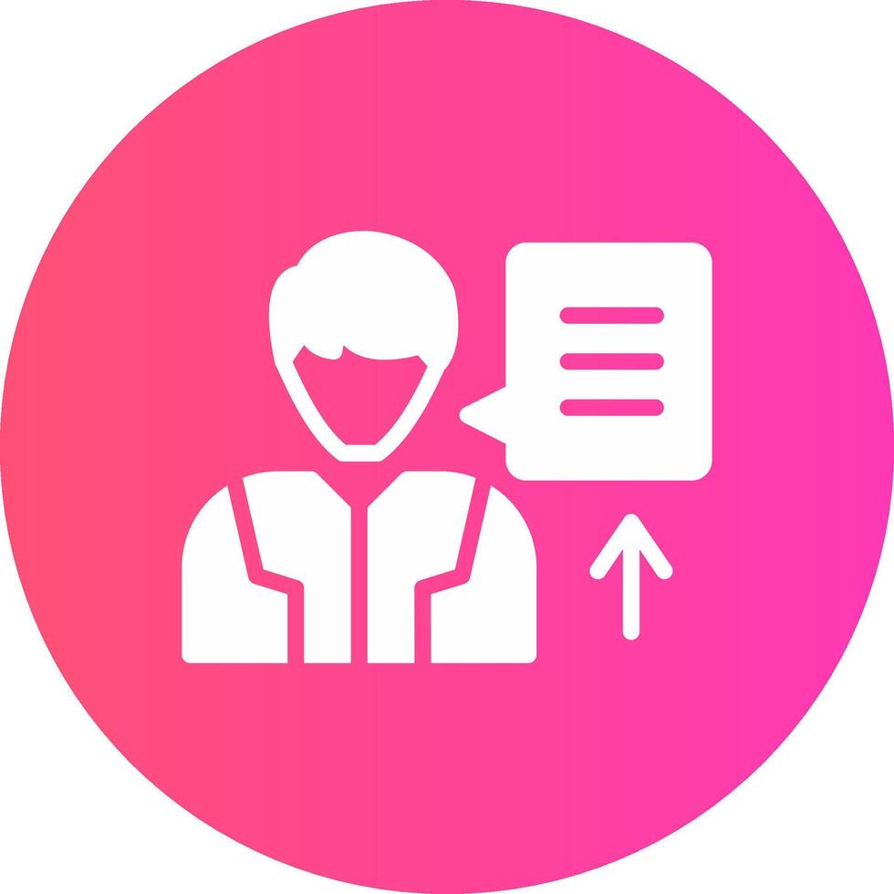 diseño de icono creativo de empleado vector