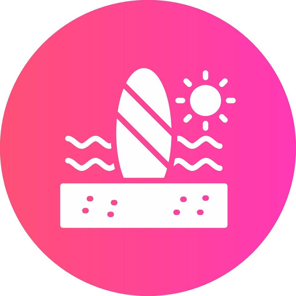 Paddle Surf Creative Icon Design vector