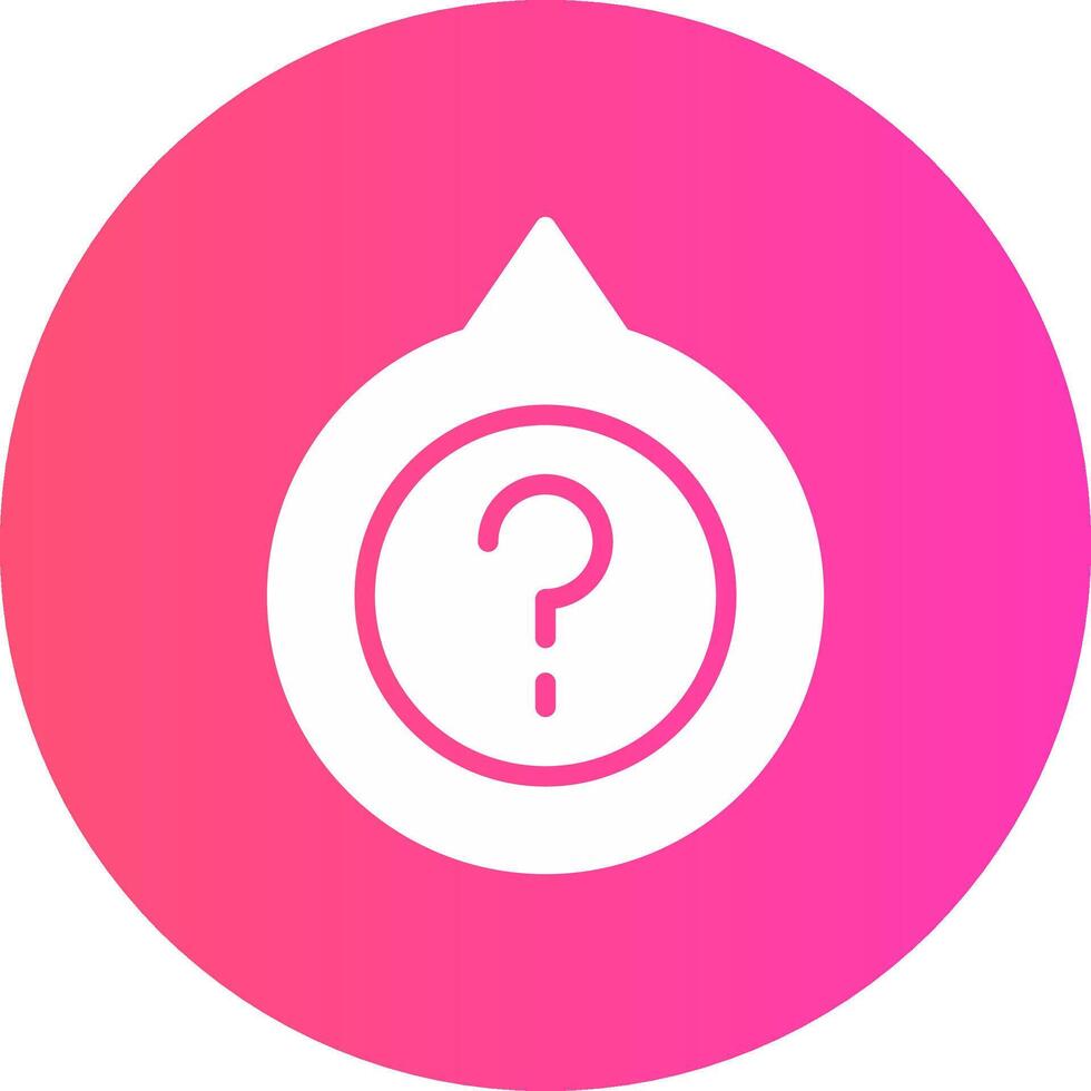 Question Creative Icon Design vector