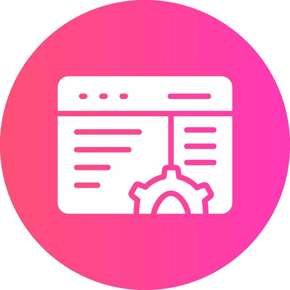 Browser Creative Icon Design vector