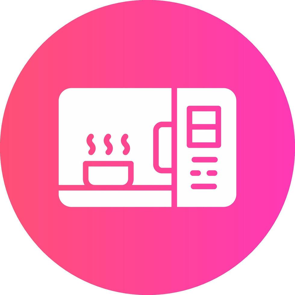 Microwave Creative Icon Design vector