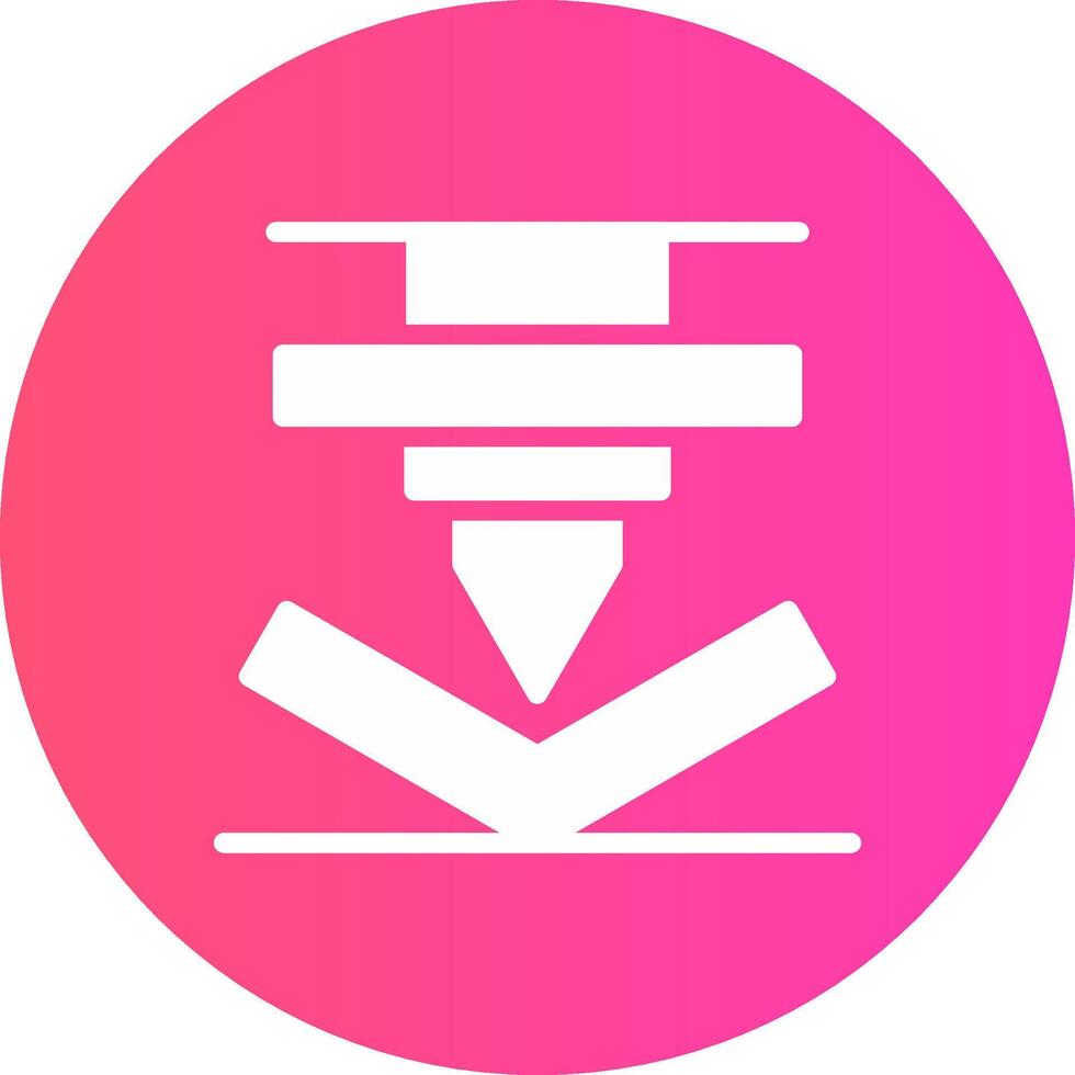 Bending Creative Icon Design vector