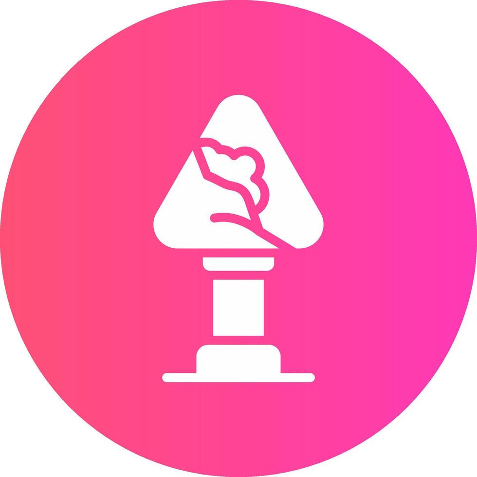 Avalanche Sign Creative Icon Design vector
