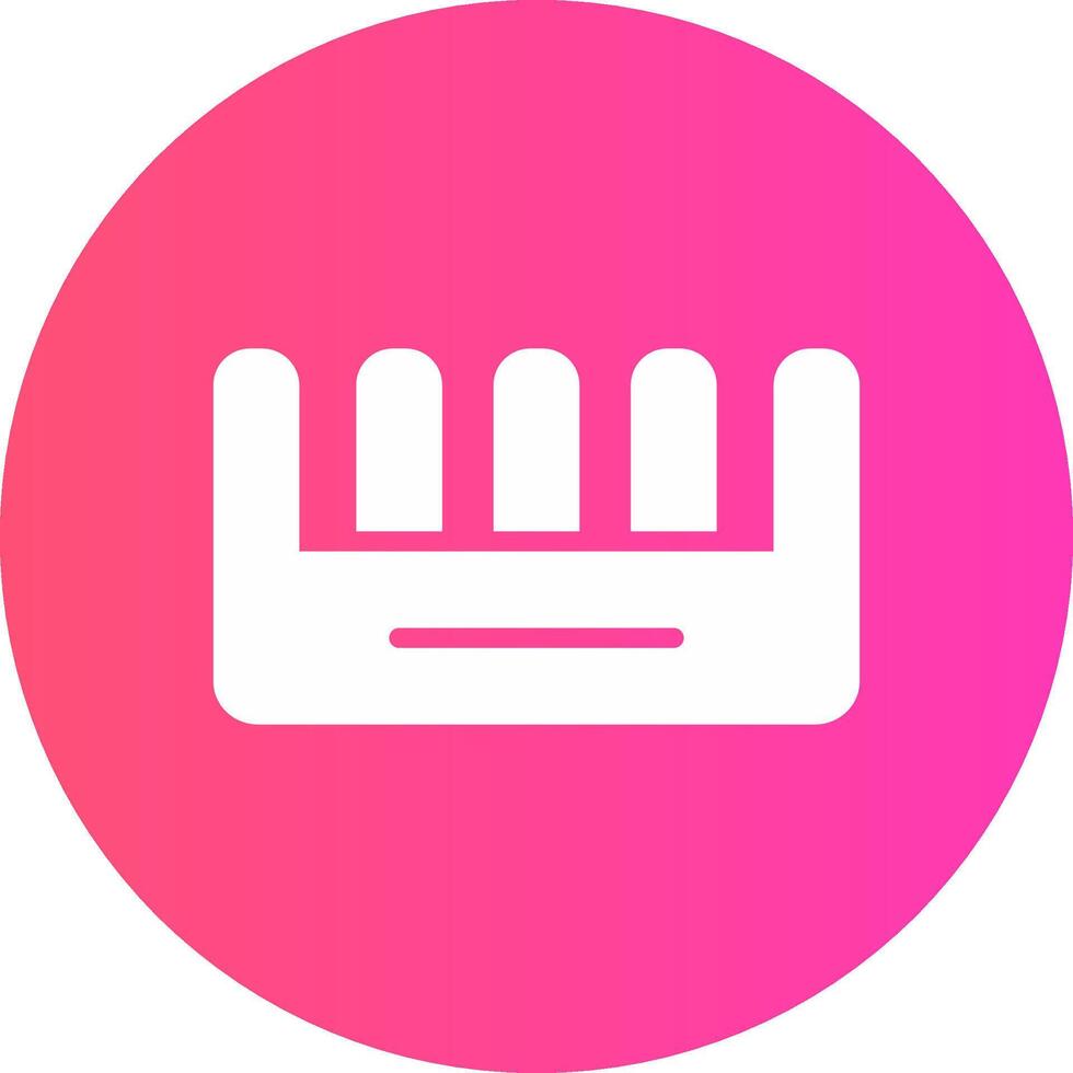 Comb Creative Icon Design vector