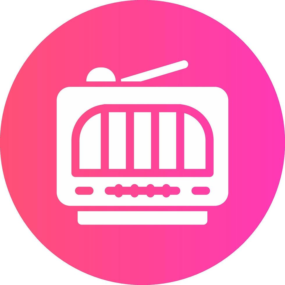 Radio Creative Icon Design vector
