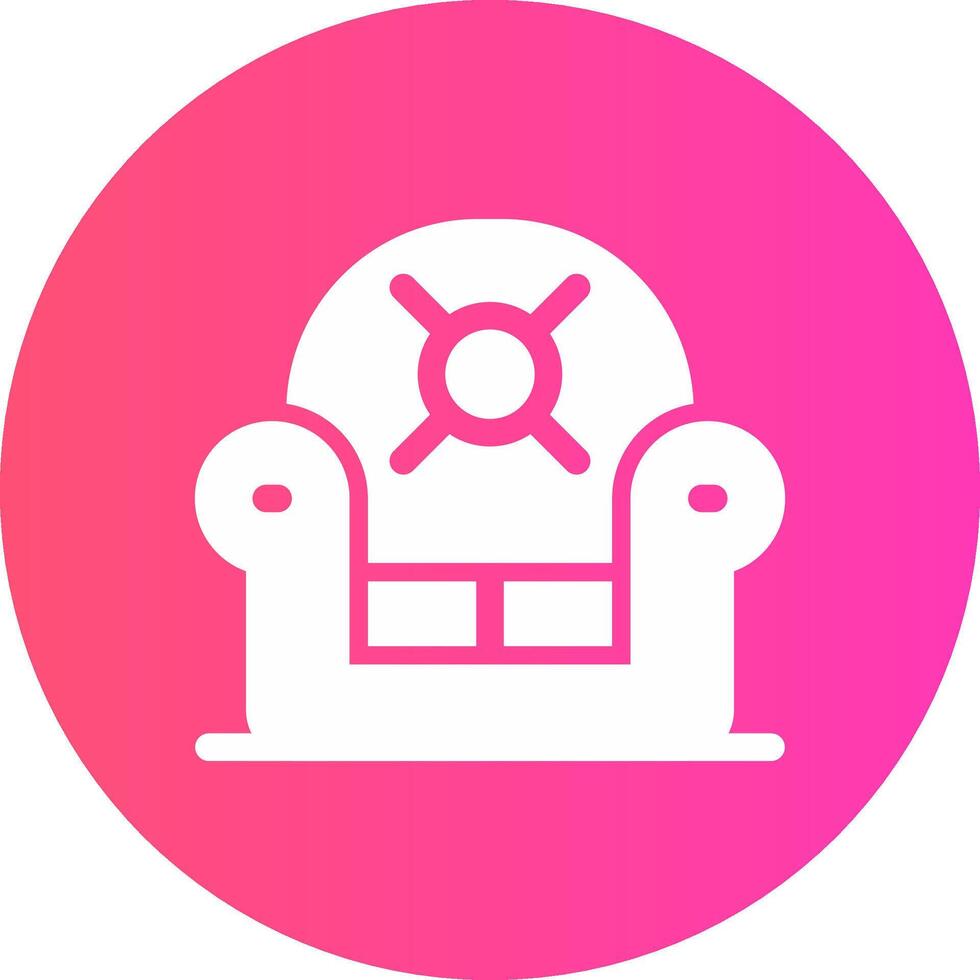 Armchair Creative Icon Design vector