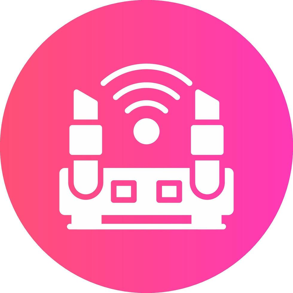 Wifi Router Creative Icon Design vector