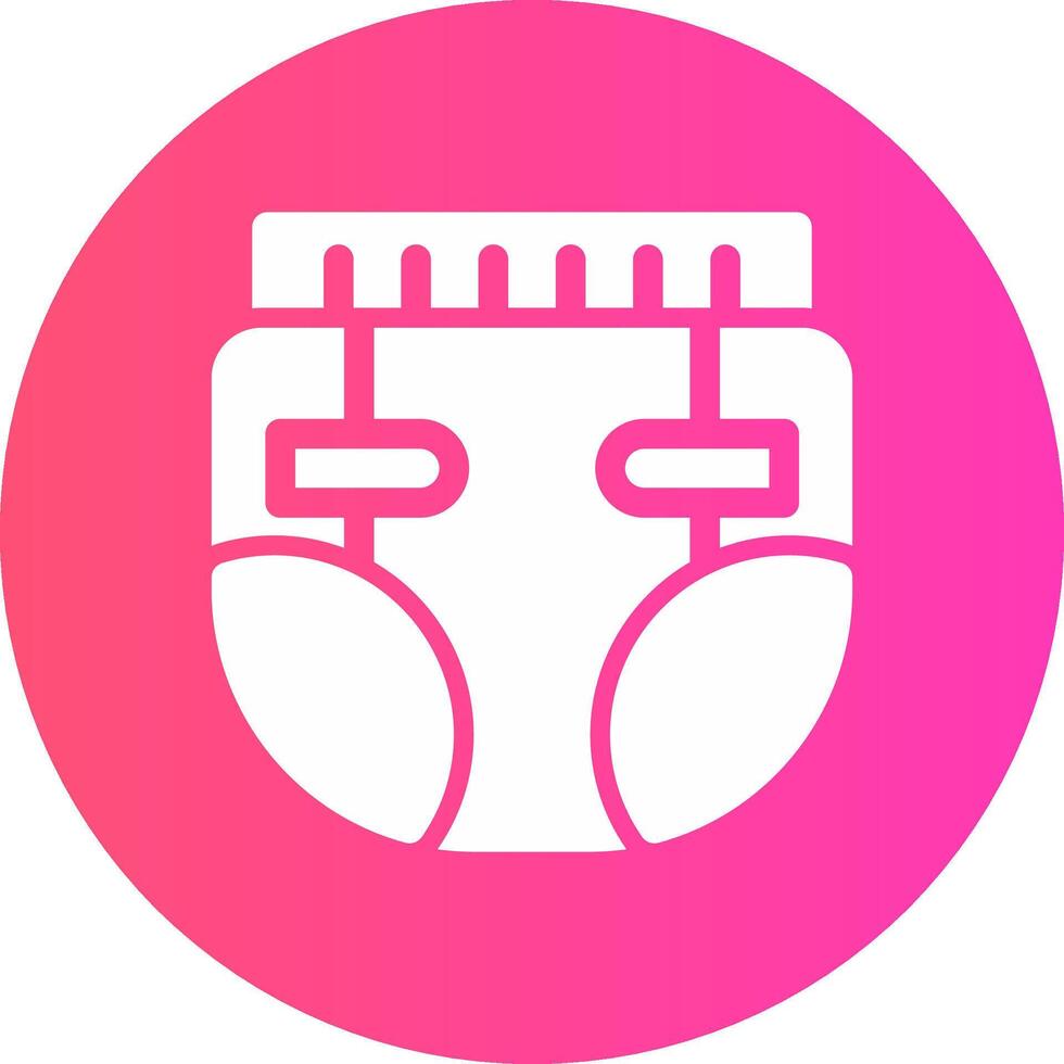Diaper Creative Icon Design vector