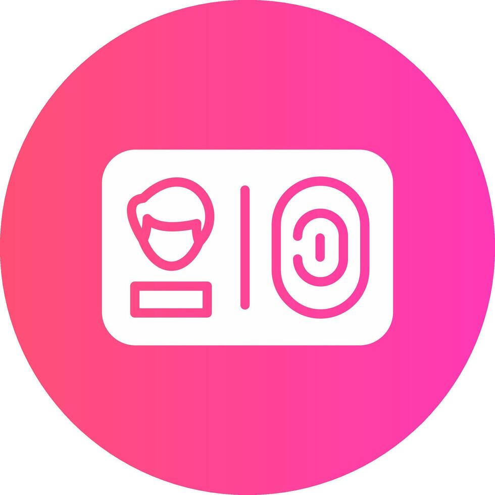 Smart Card Creative Icon Design vector